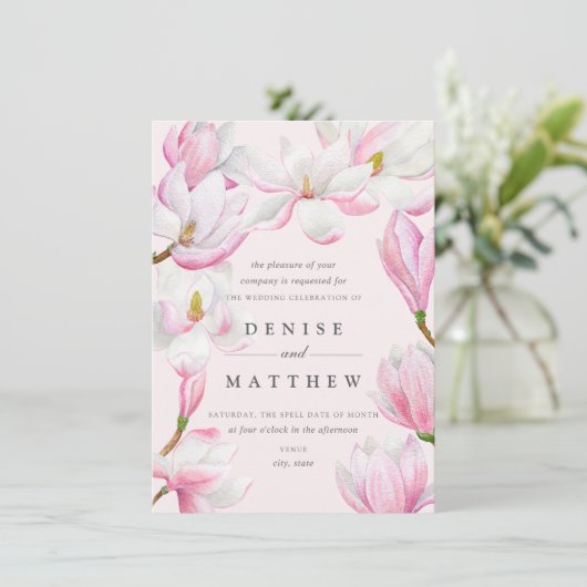 Magnolia Collectie Kaart (Staand voorkant)