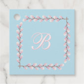 Magnolia Collectie Spun Sugar Blue Background Fav Bedankjes Labels (Voorkant)