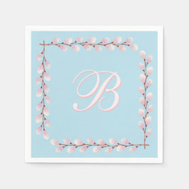 Magnolia Collectie Spun Sugar Blue Background Servet