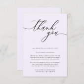 Magnolia Color Custom Foto Hartelijk dank Informatiekaartje (Voorkant / Achterkant)