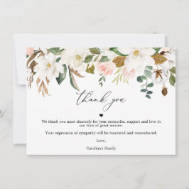 Magnolia Cotton Hartelijk dank voor uw kaartenfees Bedankkaart