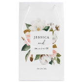 Magnolia Cotton Hotel Wedding Gift Bag Klein Cadeauzakje (Achterkant)