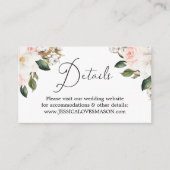 Magnolia Cotton Weddenschap Website - Insteekkaart Informatiekaartje (Voorkant)