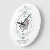 Magnolia Country Round Wall Clock Grote Klok (Hoek)