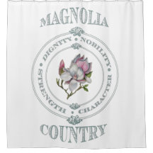 Magnolia Country Shower Curtain