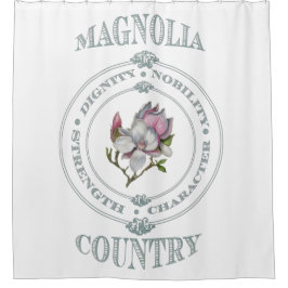 Magnolia Country Shower Curtain Douchegordijn