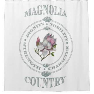 Magnolia Country Shower Curtain Douchegordijn