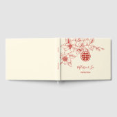 Magnolia Cream Chinese bruiloft Gastenboek (Volledig)
