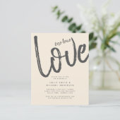 Magnolia Cream Modern Wedding Typography (Staand voorkant)