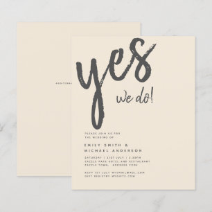 Magnolia Cream Modern Wedding Typography