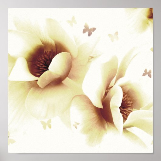 Magnolia - Cream Poster (Voorkant)