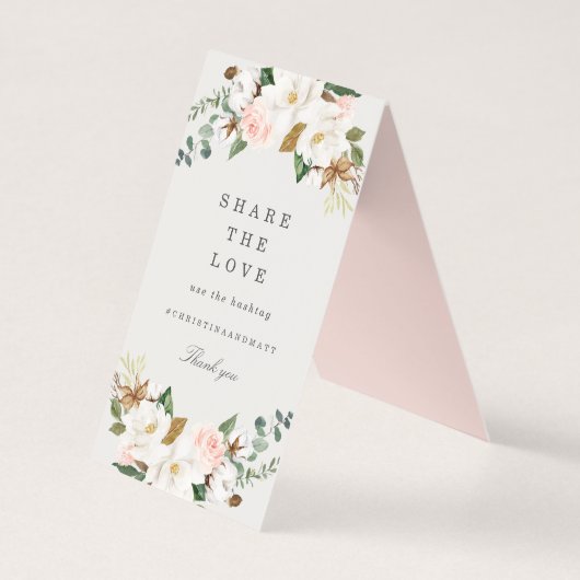 Magnolia Deel de Liefde Tafel Teken Kaart (Voorkant)