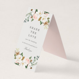 Magnolia Deel de Liefde Tafel Teken Kaart