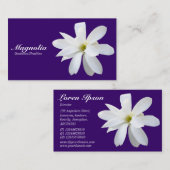 Magnolia - Deep Paars 330066 Visitekaartje (Voorkant / Achterkant)