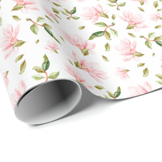 Magnolia Delicacy: A Romantic Dream Cadeaupapier (Rol Hoek)