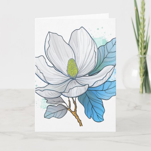 Magnolia Design Bedankkaart (Voorkant)