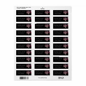 Magnolia Donker Moody | Trouwen Etiket (Full Sheet)
