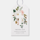 Magnolia Doop Dank u Label Cadeaulabel (Voorkant)