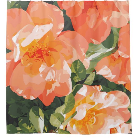 Magnolia Douchegordijn (Voorkant)