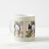  Magnolia Elegant Damask Collage Koffiemok (Voorkant links)