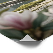 Magnolia Elephant Royal Mist Poster (Hoek)