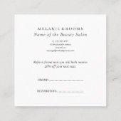 Magnolia en Eucalyptus lijst donkergrijs Aanbevelingskaartje (Achterkant)