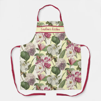 Magnolia en Hydrangea Flowers Southern Cooking Ap Schort