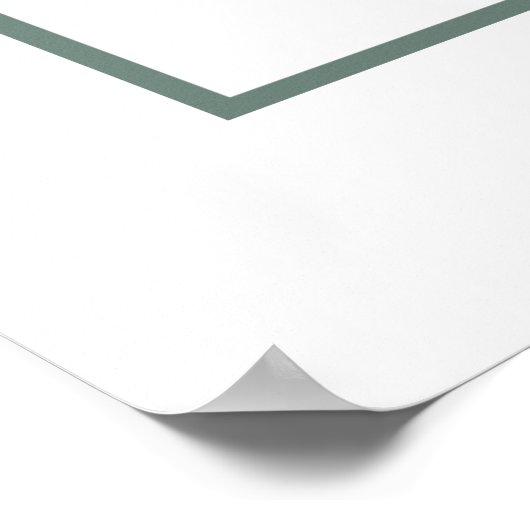 Magnolia en Leafy Green Bridal Tea Welcome Sign Poster (Hoek)