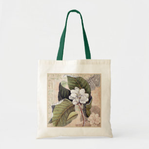  Magnolia en Moth Southern Damask Chic Tote Bag