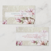 Magnolia en Paisley Visitekaartje (Voorkant / Achterkant)