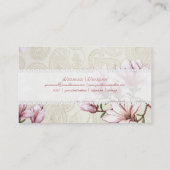 Magnolia en Paisley Visitekaartje (Achterkant)