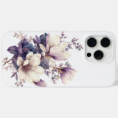 Magnolia en rozemarijn waterverf Case-Mate iPhone case (Achterkant (horizontaal))