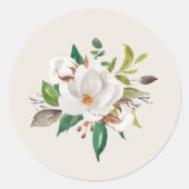 Magnolia Envelope Seal Stickers Favor Label L201 (Voorkant)