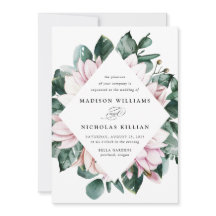 Magnolia & Eucalyptus | Bloemstuk Trouwkaart