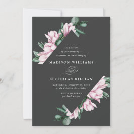 Magnolia & Eucalyptus | Bloemstuk Trouwkaart Kaart