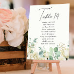 Magnolia Eucalyptus Tafelnummer Zitkaarten<br><div class="desc">Deze elegante tafelnummer zitkaarten zijn perfect voor een eenvoudige en rustieke bruiloft of een speciale gelegenheid. Het bloemontwerp is voorzien van waterverf magnolia eucalyptus met groen. U kunt elk tabelnummer dat u nodig hebt,  afzonderlijk aanpassen en toevoegen aan uw winkelwagentje.</div>