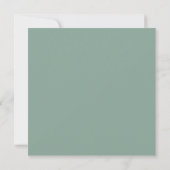 Magnolia & Eucalyptus | Vierkant Trouwfeest Kaart (Achterkant)