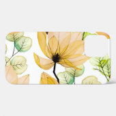 Magnolia Eucalyptus: Waterverf naadloze print Case-Mate iPhone Case (Achterkant (horizontaal))
