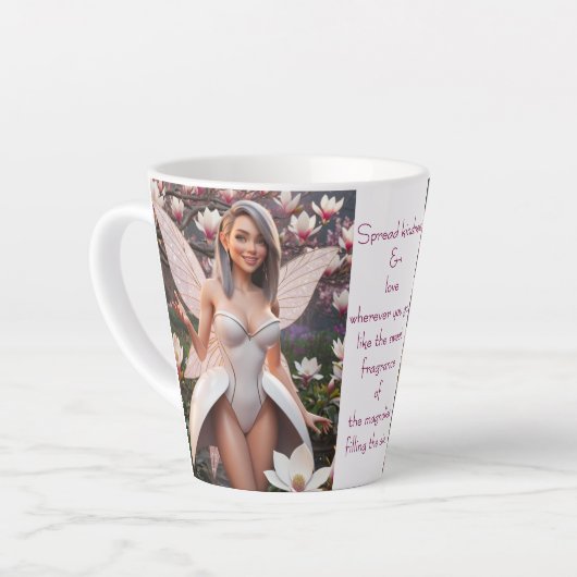 Magnolia Fairy Latte Mok (Linkerhoek)