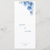 Magnolia Fine Art Floral Menu (Achterkant)