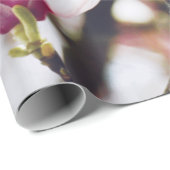 Magnolia Floral Botanical Blossom  Antiek Cadeaupapier (Rol Hoek)