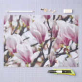 Magnolia Floral Botanical Blossom  Antiek Tissuepapier (Craft)