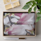 Magnolia Floral Botanical Blossom  Antiek Tissuepapier (Geschenk)