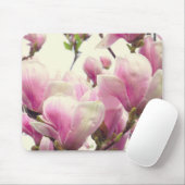 Magnolia Floral Botanical Blossom Chic Muismat (Met muis)