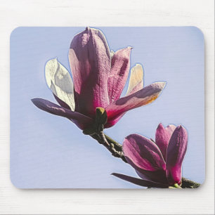 Magnolia Floral Botanical Blossom Chic Muismat