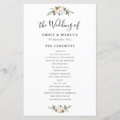 magnolia floral bruiloft (Voorkant)