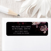 Magnolia Floral Dark Moody  Etiket (Insitu)