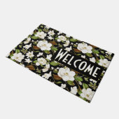 Magnolia Floral Deurmat (Schuin)