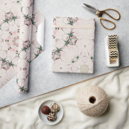  Magnolia Floral Ephemera Pattern Cadeaupapier