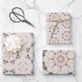  Magnolia Floral Ephemera Pattern Inpakpapier Vel